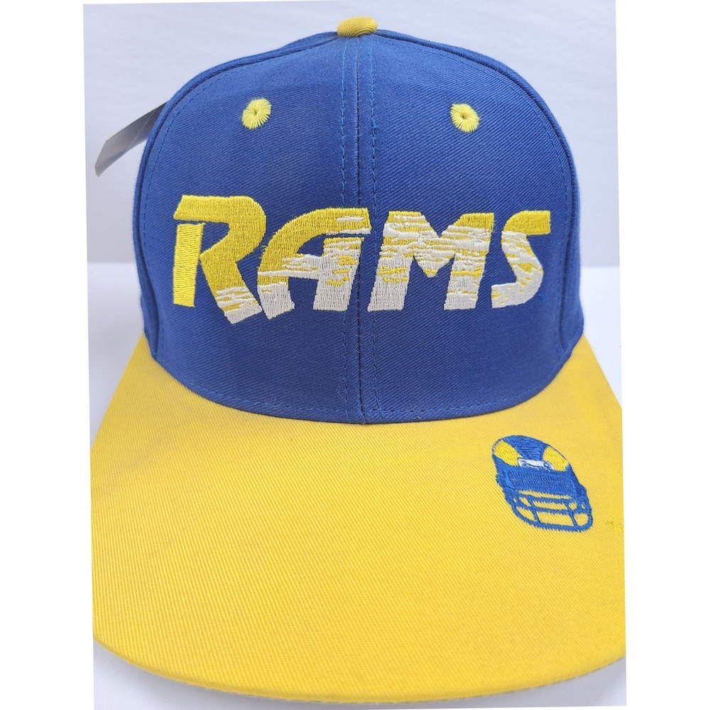 Los Angeles Rams Fan Vintage ANNCO NFL Snapback Hat 90s Deadstock Football Retro